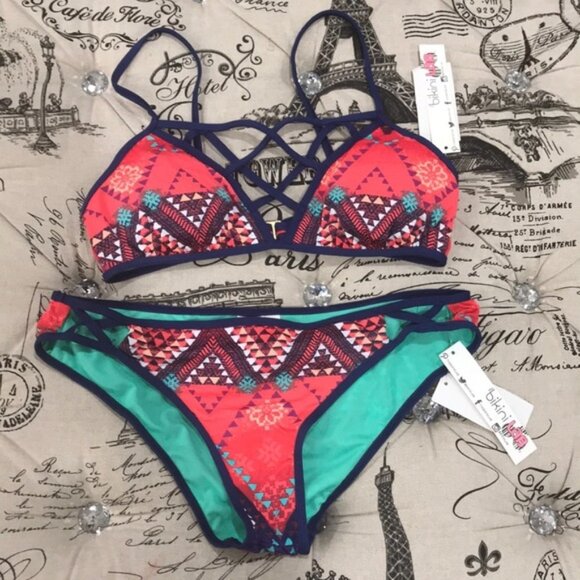 Bikini Lab Junior's Girls 2 Piece Swimsuit - Picture 3 of 6